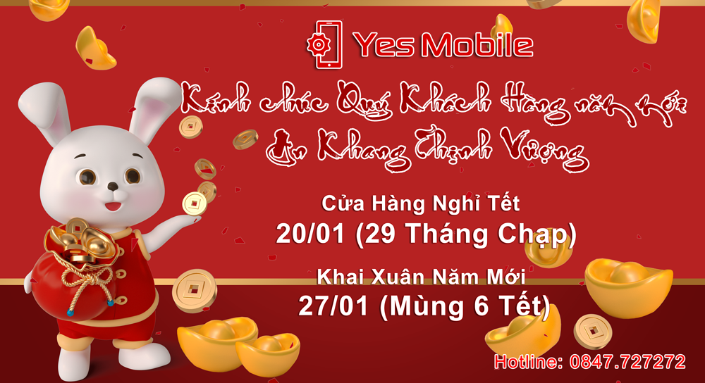 Thong bao nghi tet Am Lich 2023 Yes Mobile2